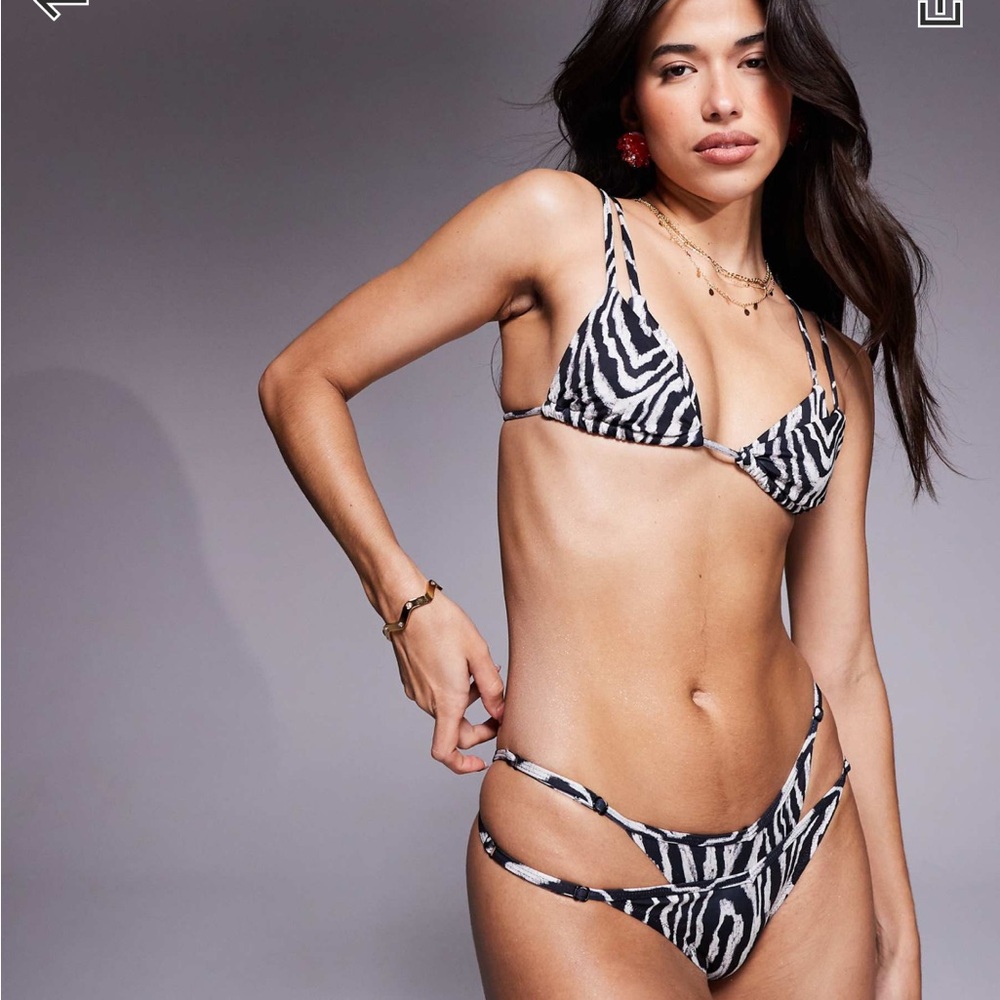 Zebra Print Women's Bikini Set